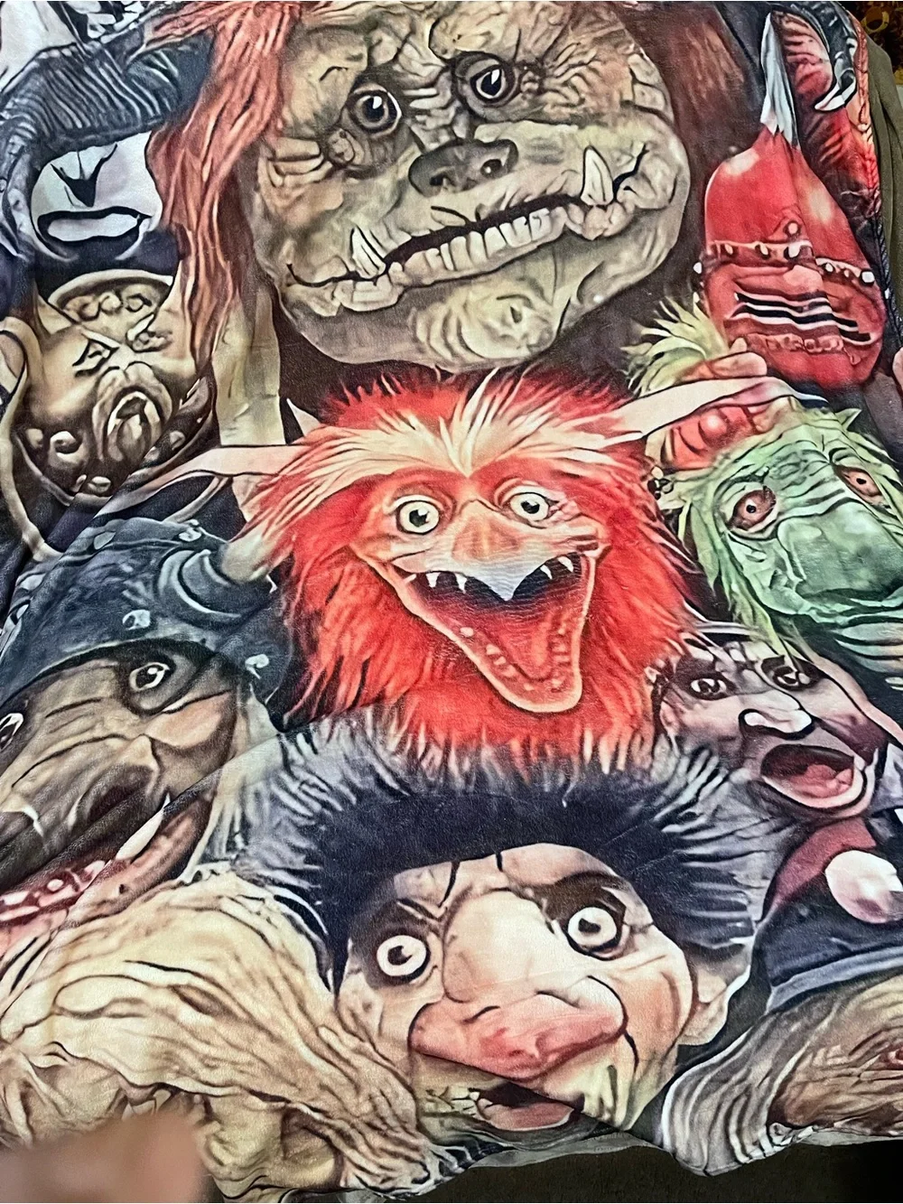 Themed “86 Labyrinth Movie Plush Silky Soft Flannel Throw - 60” X 79”